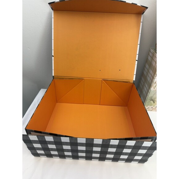 Bundle 3 NEW :FALL Decorative Gift Boxes Lidded Nested Box Sizes - Picture 2 of 16